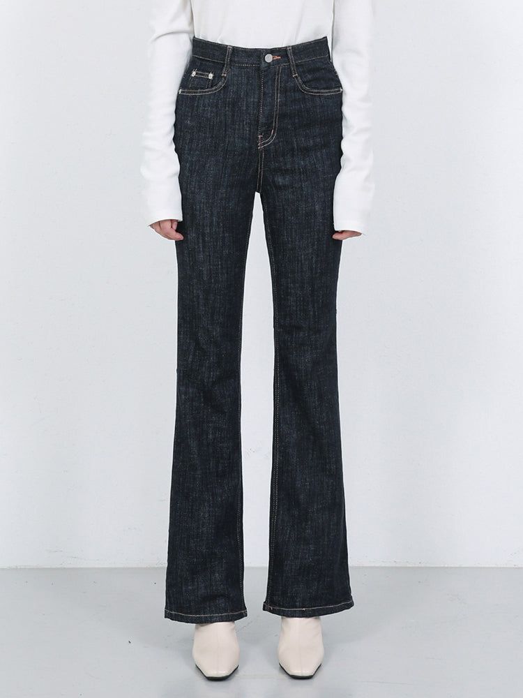 WAAR(ワル)の「W71 LONG BOOTS CUT DENIM PANTS(Pants)」