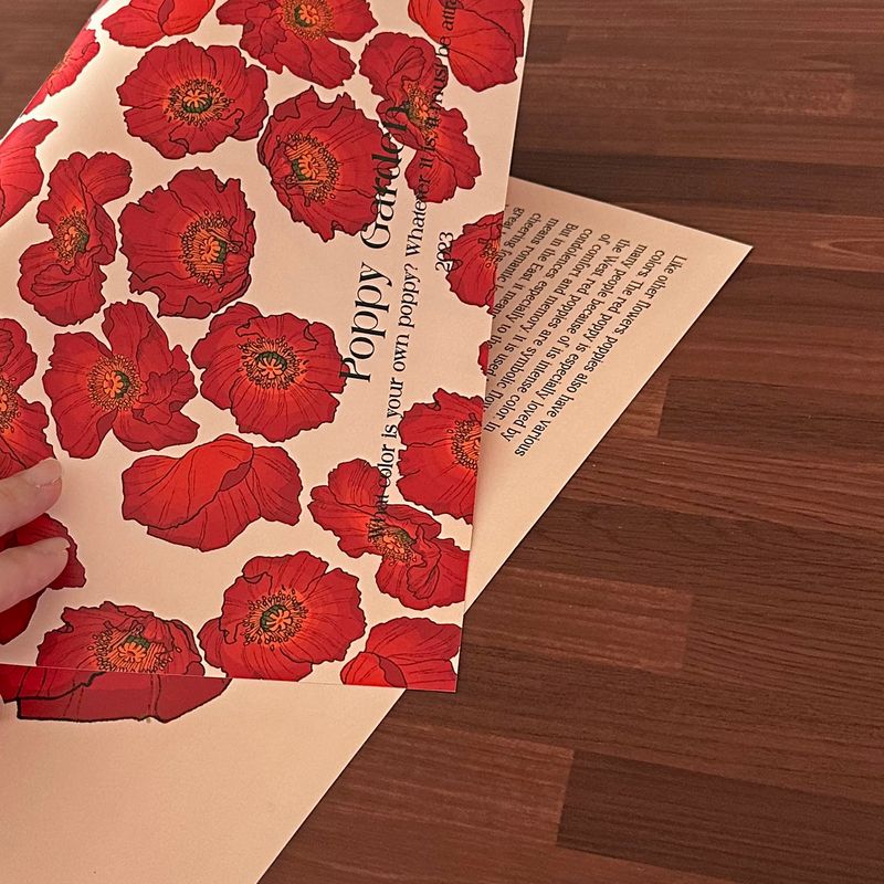 BANASIL SHOP（バナシルショップ）の「Red Poppy (Deco Paper) A3 POSTER（Fashion Accessories）」