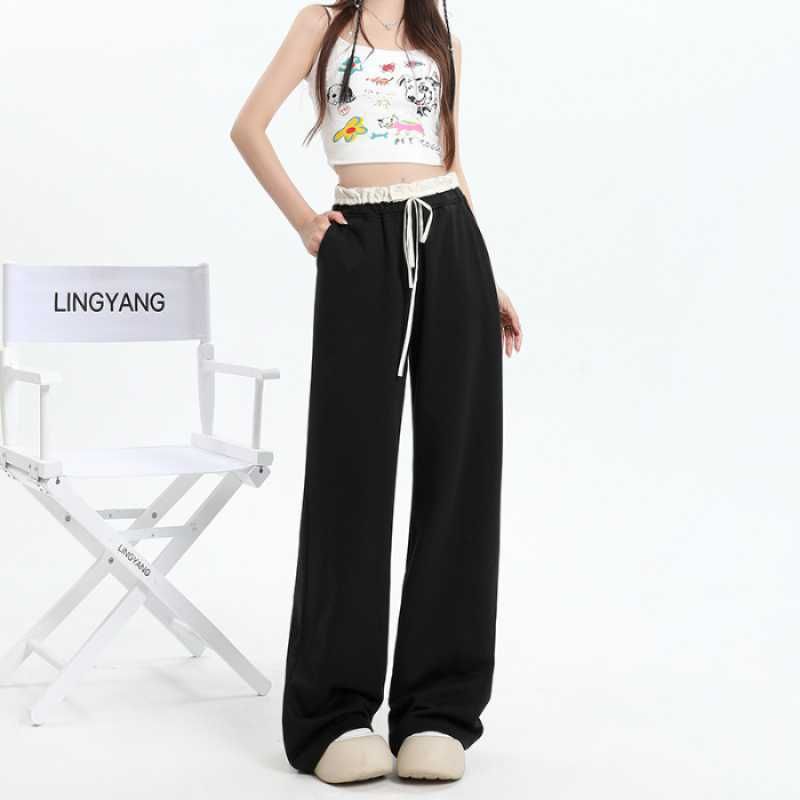 Double Waist Set-Up String Jogger Pants