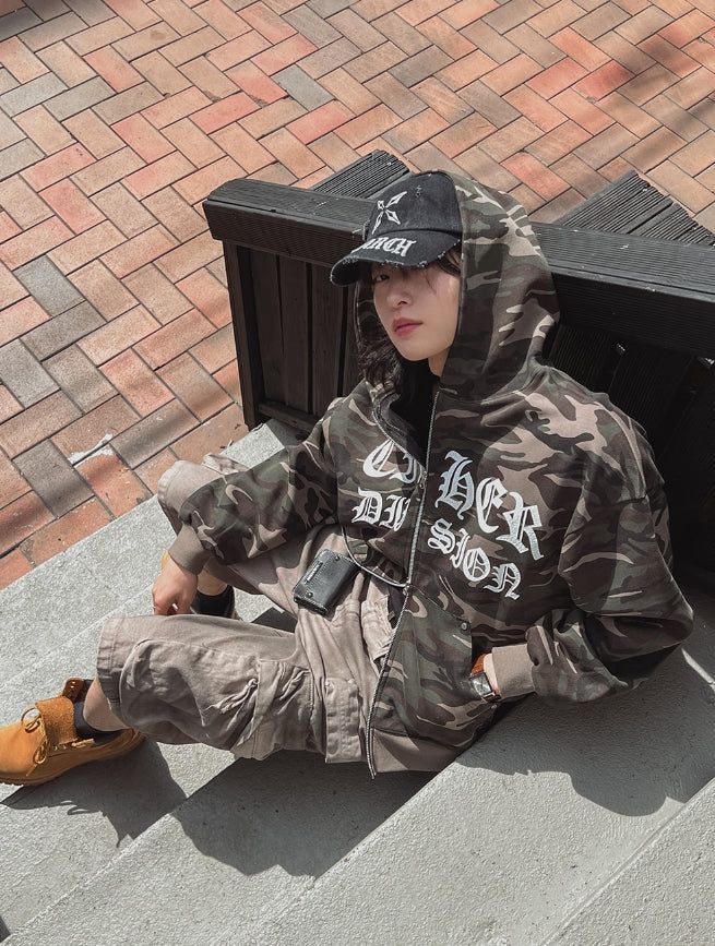 Cypher Camo Hoodie Zip-Up