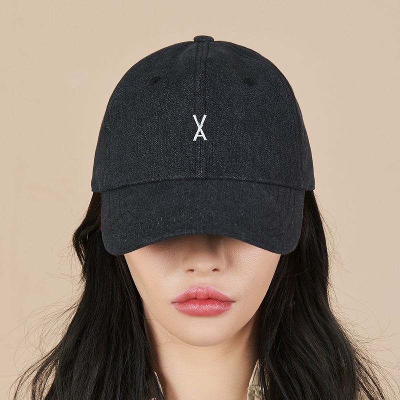 VARZAR（バザール）の「Varzar Logo Over Fit Denim Ball Cap Black（Accessories）」