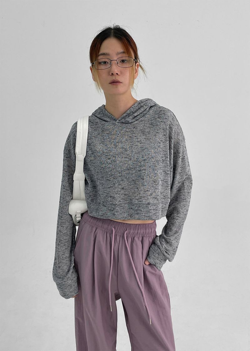 [MADE] Serdi Cropped Linen Hoodie