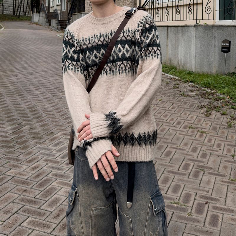 JIIGEUM(ジグム)の「Ren Nordic Brushed Warmer Knit(Tops)」