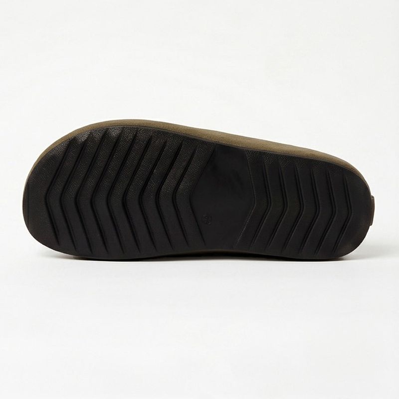 Suede Clogs Light Brown