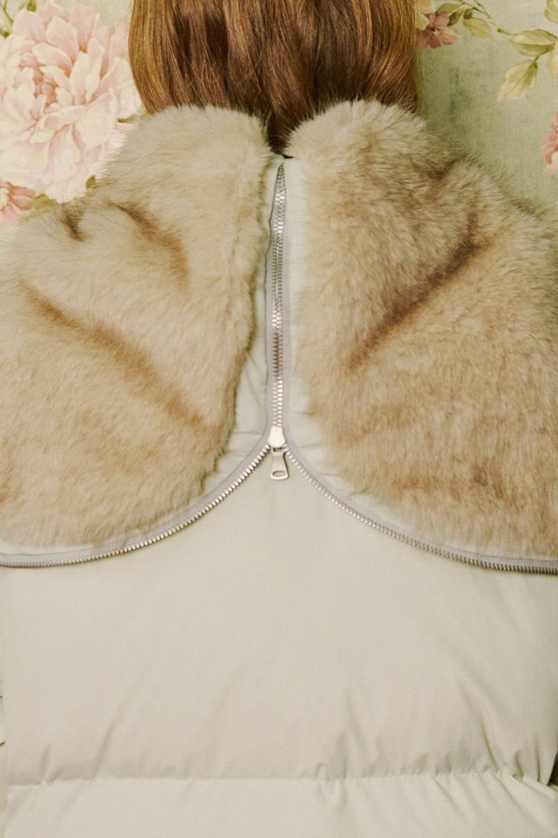 Puffer Hood Padding Jacket [Mint]