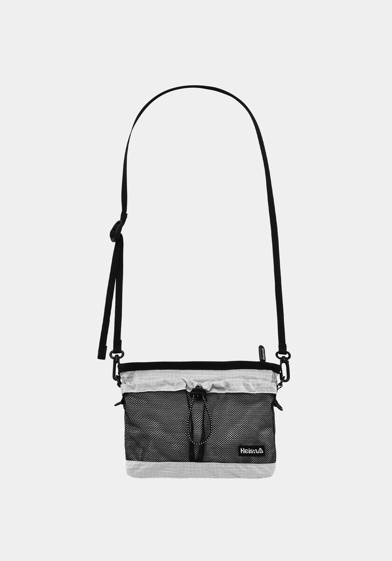 Heisan（ハイサン）の「Mesh Pocket Sacoche Nylon White（Bags）」