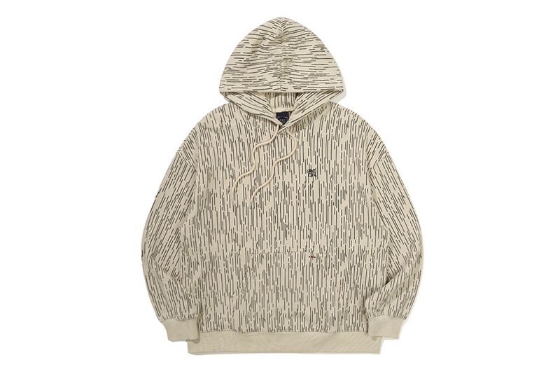 RAIN CAMO HOODIE_BEIGE