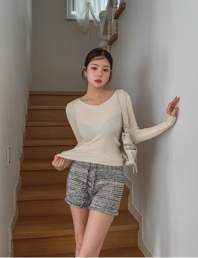 May Bokashi Knit Short Pants
