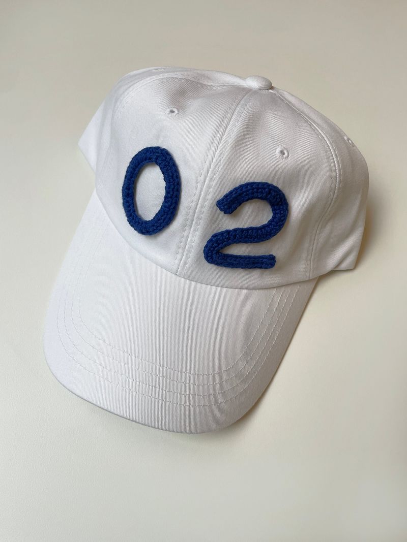 CUSTOM INITIAL CROCHET CAP