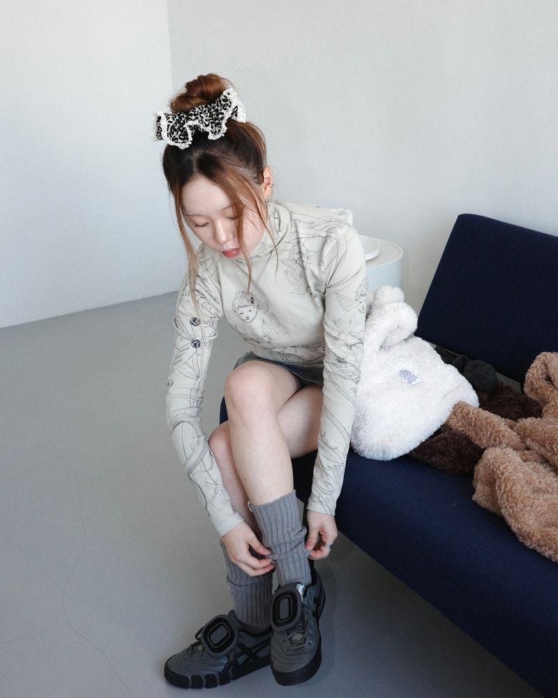 Teddy mini fur bag _ cream