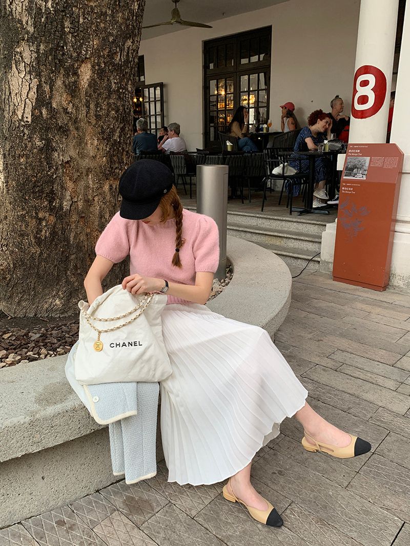 [MADE] LOVE MORE PINTUCK LONG SKIRT