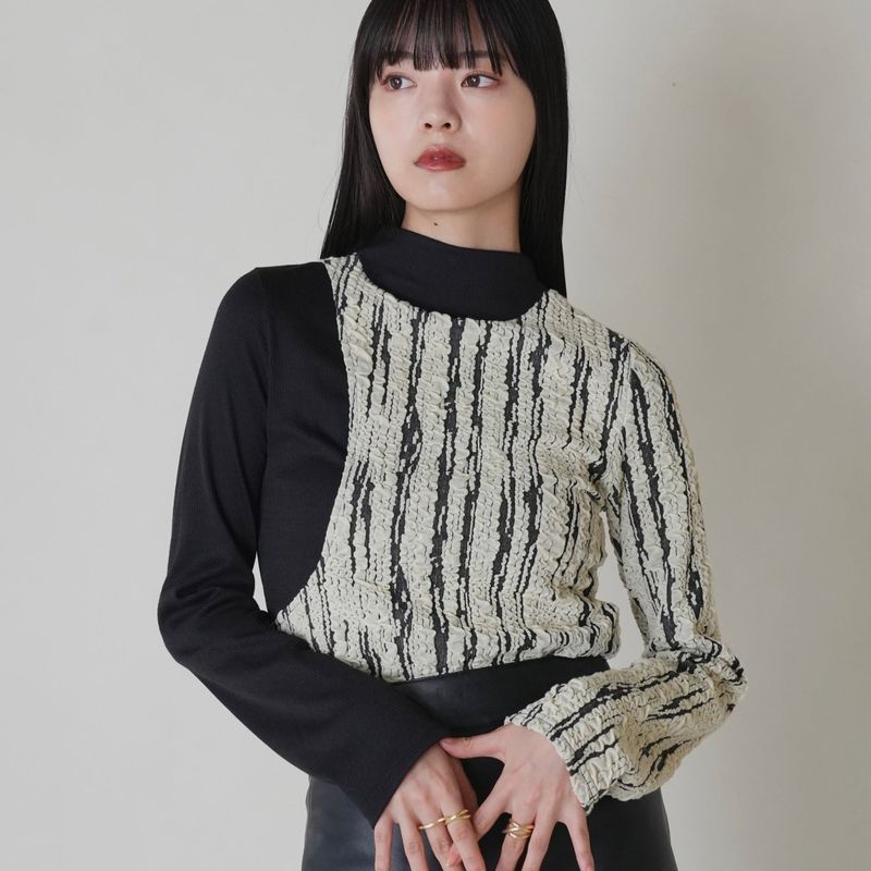 Uenui（ウニュイ）の「docking knit tops（Tops）」