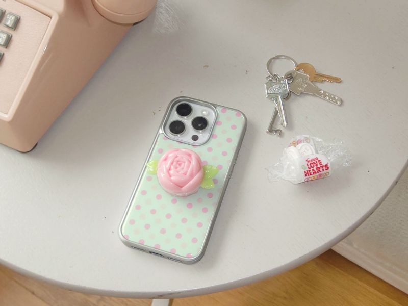 【TPUケース】Summer Dot Case_Mint