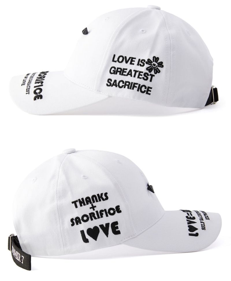 LOVE SACRIFICE ball cap_White