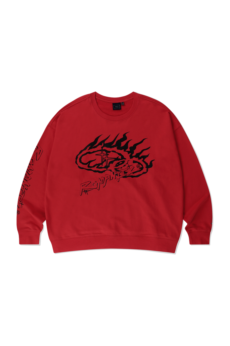 FLAME LOGO CREWNECK