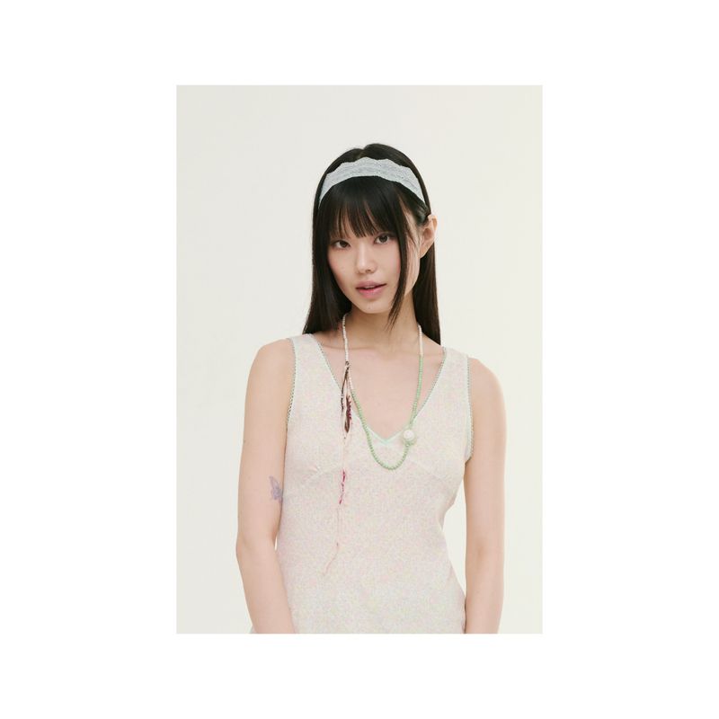 MINJIENA（ミンジエナ）の「フラワー レース ヘアバンド（ヘアアクセサリー）」