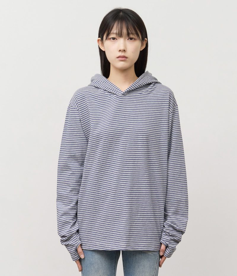 HIFIFNK(ハイファイファンク)の「Yen Striped Hooded Top(Tops)」