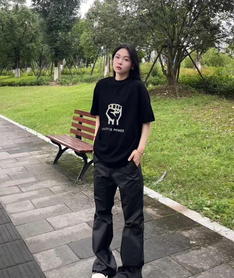 UNITY Fashion Simple Short Sleeve Black