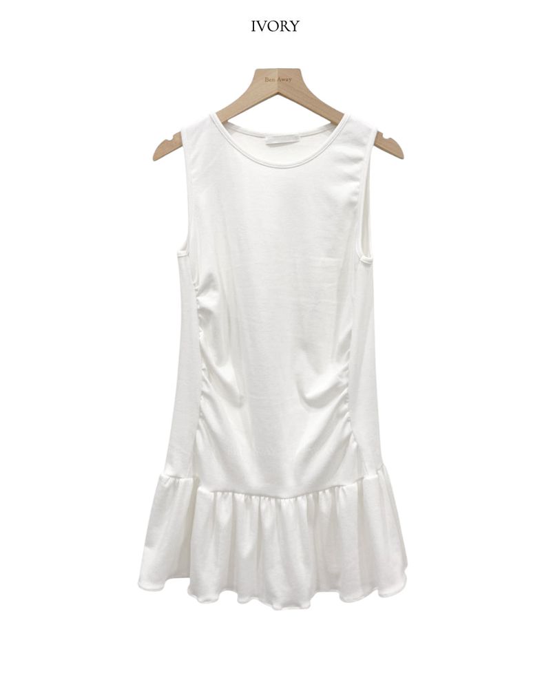 Yudi Sleeveless Frill Mini Dress 3C