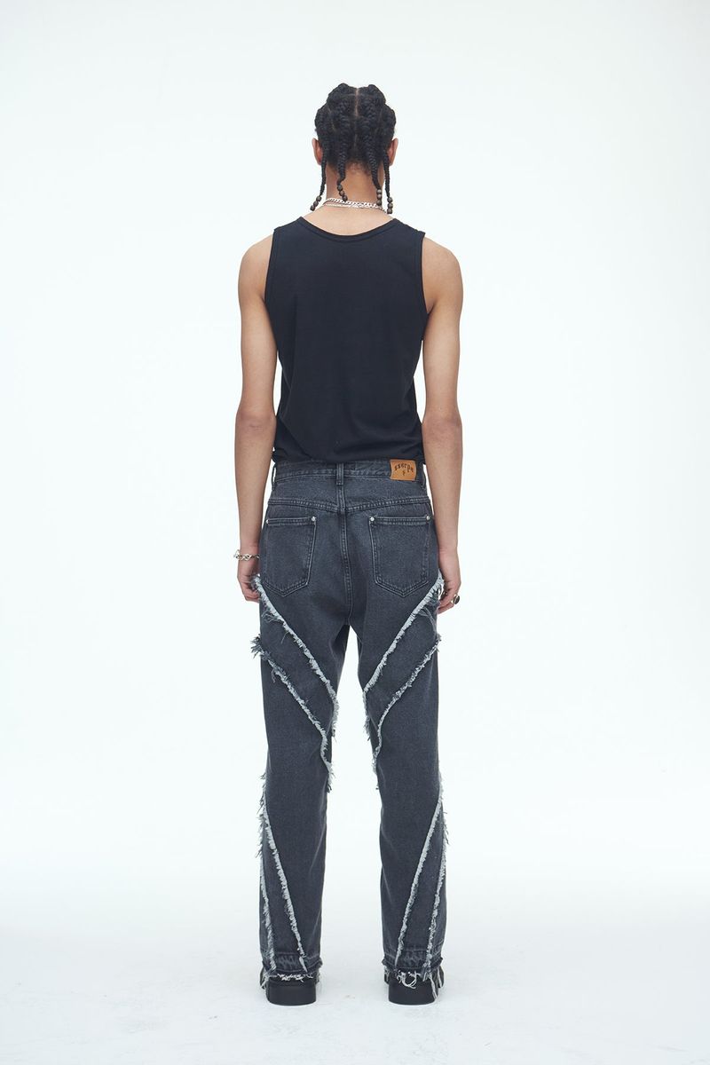 Comma Denim Pants Grey