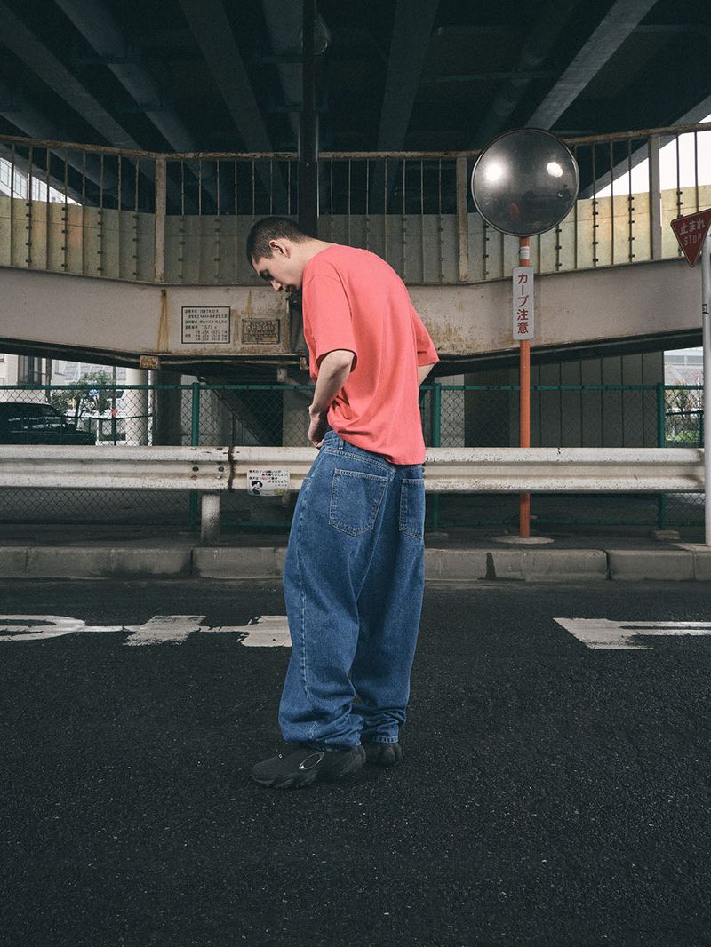 MID90 BAGGY DENIM PANTS DEEPBLUE