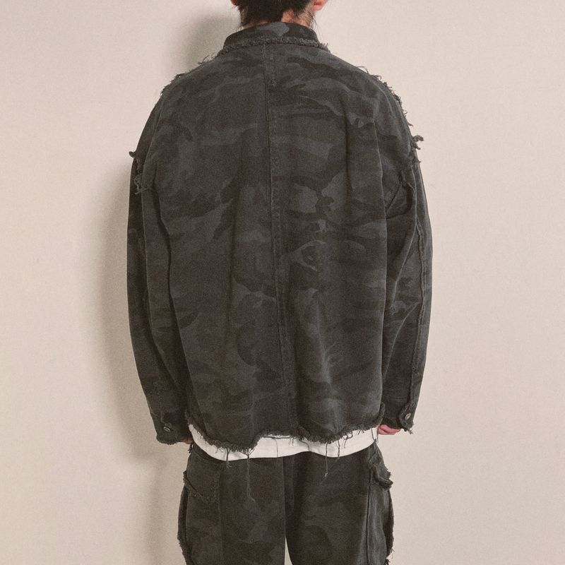 grunge camouflage jacket_charcoal
