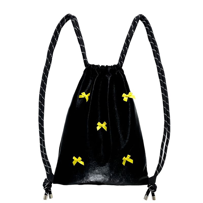 Ribbon Gym Sack [Yellow]