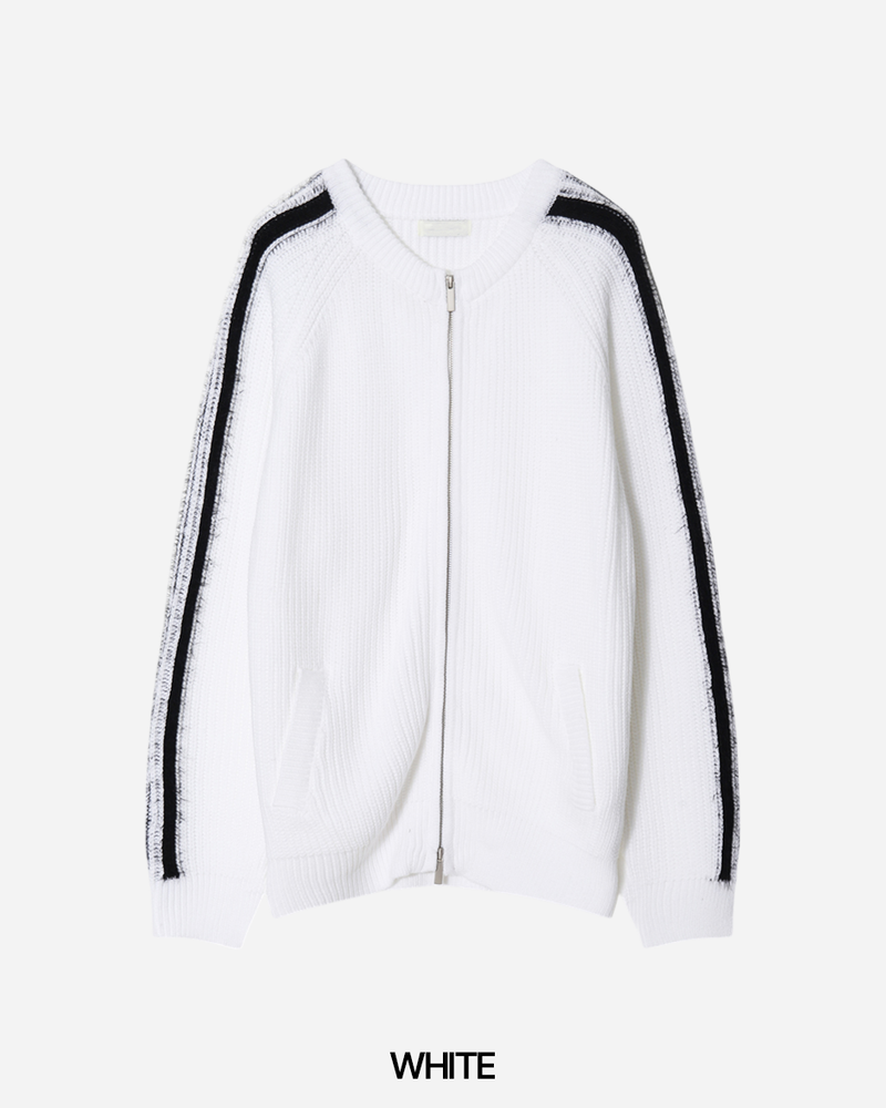 Kade Line Knit Zip-up