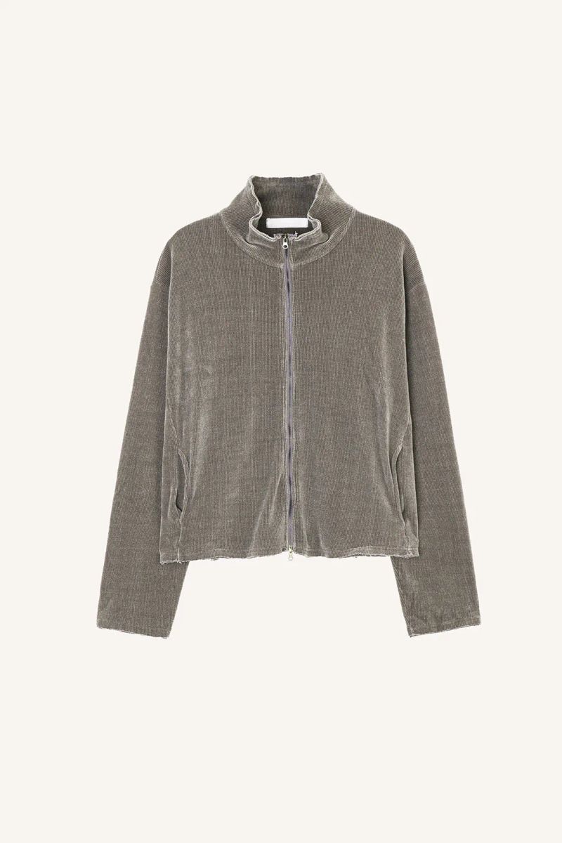 Soft Jersey Two-Way Zip-Up