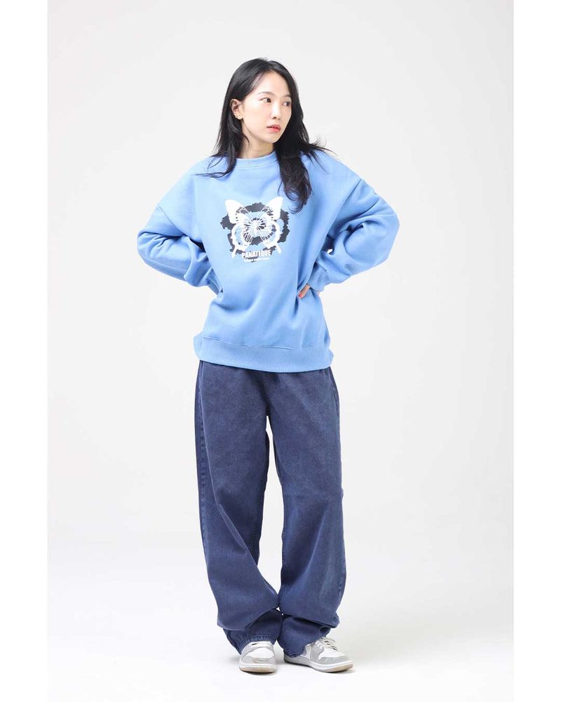 wide snow denim pants 2(color)