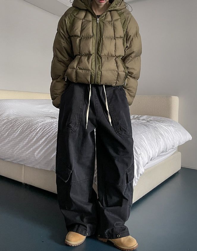 Noah Drop Square Hooded Padding