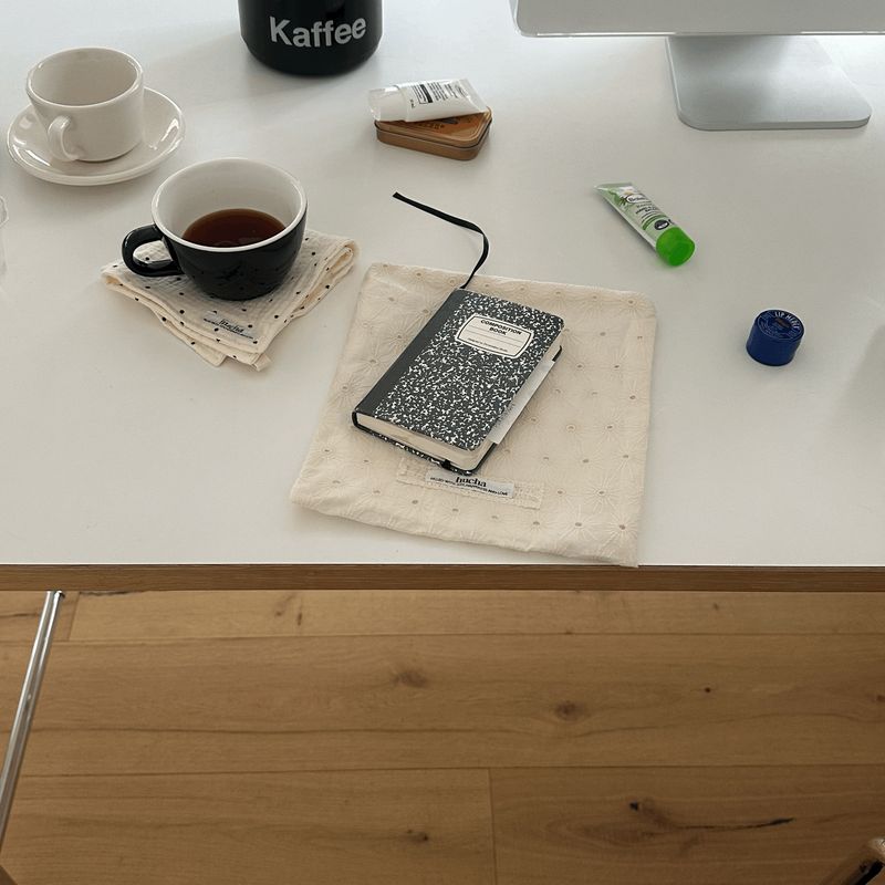 Double-layer gauze dot kitchen cloth
