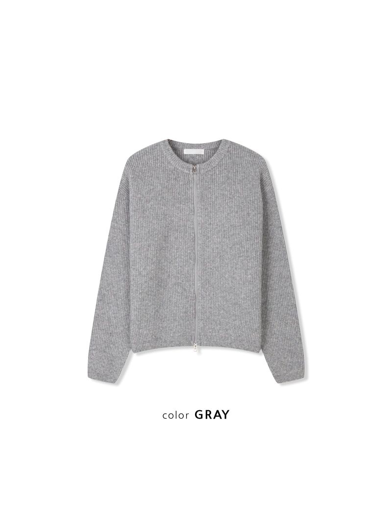 Maki Knitted Zip Up