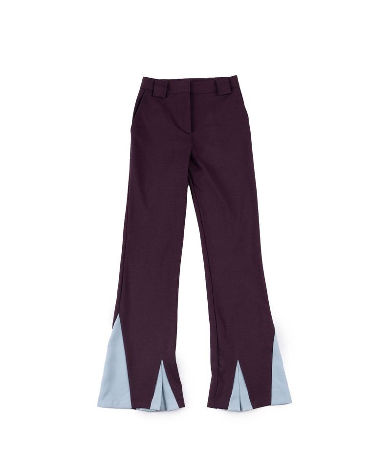 OSHIGH(オスハイ)の「BOOTS CUT SLACK JEANS BURGUNDY/MINT(Pants)」