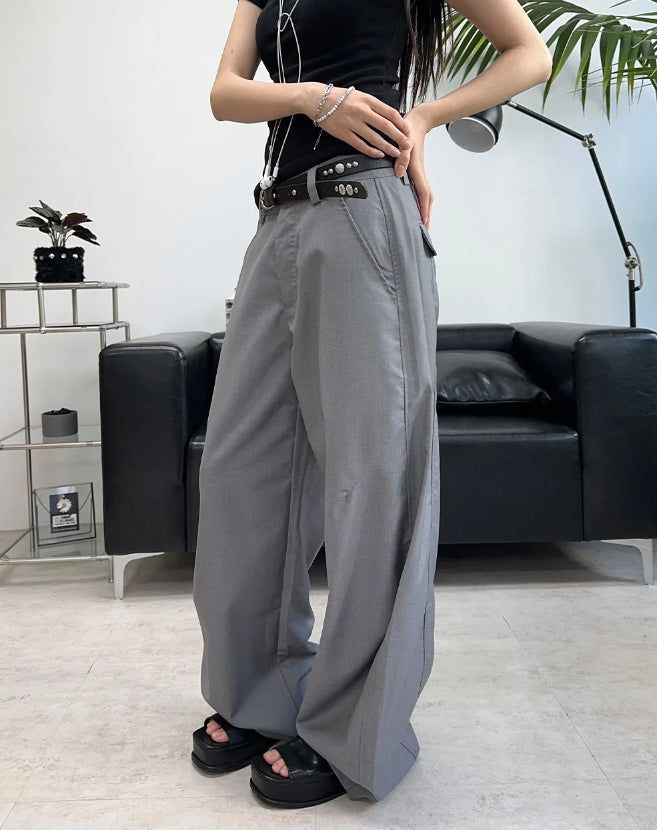 Lupen Pintuck Balloon Slacks