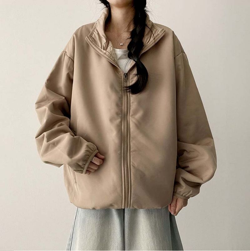 Libby High Neck Zip-Up Jumper