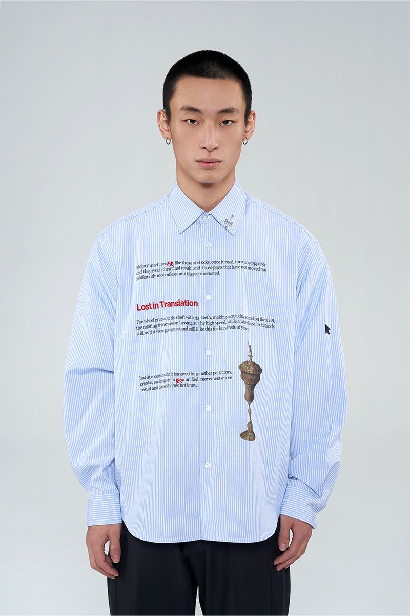 FMACM（エフエムエーシーエム）の「23SS "War and Peace" Print Long-sleeved Shirt（Tops）」