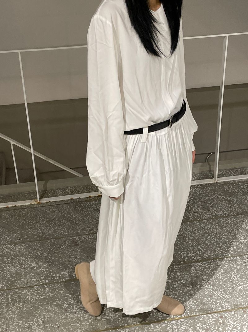 Heidi belted cream ops