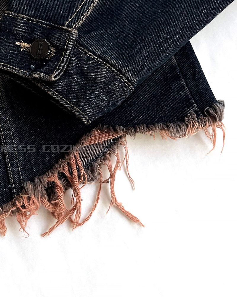 MG618 Brownie Damage Crop Jacket