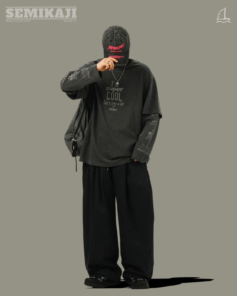 HO Twill Tuck Balloon Banding Pants
