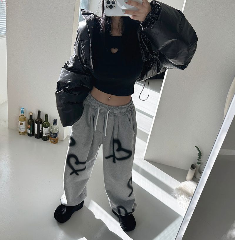 Crop cropped wellon short padded coat