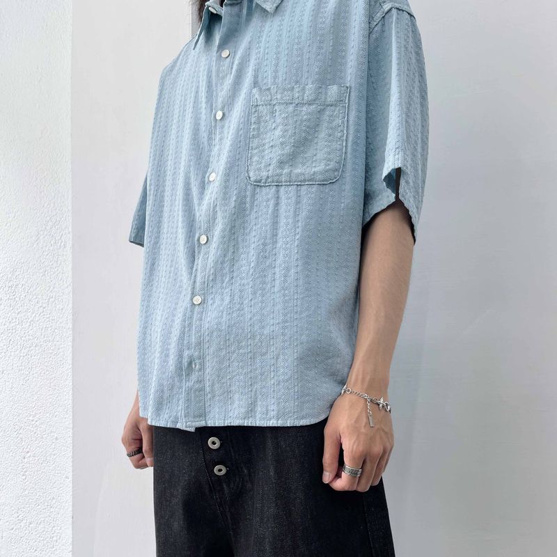 Vertical Line Boxy Shirt