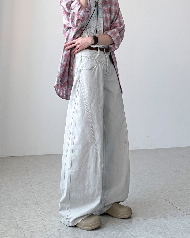 YOURNUS（ユアナス）の「Labon Gray Balloon Pants（Pants）」