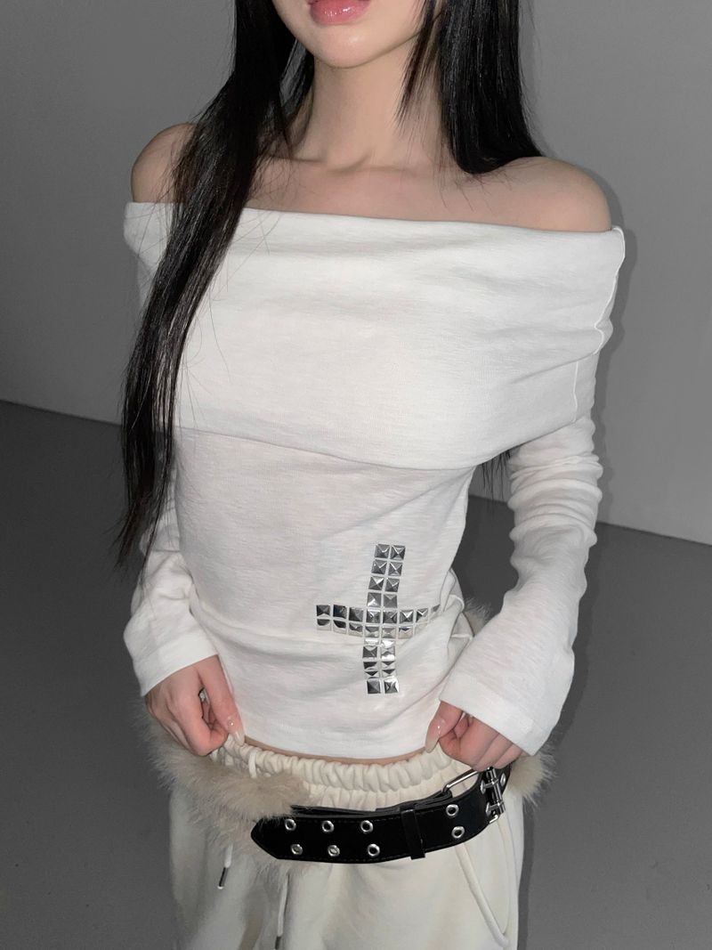 tuebe cross off top(3 color)