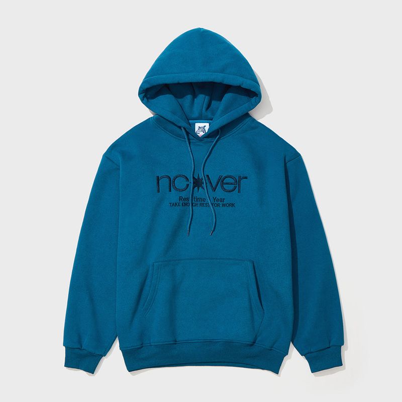 NCOVER（エンカバー）の「POINT LOGO HOODIE - BLUE（Tops）」