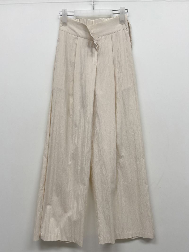 Raschel Nylon Wrap Wide Pants