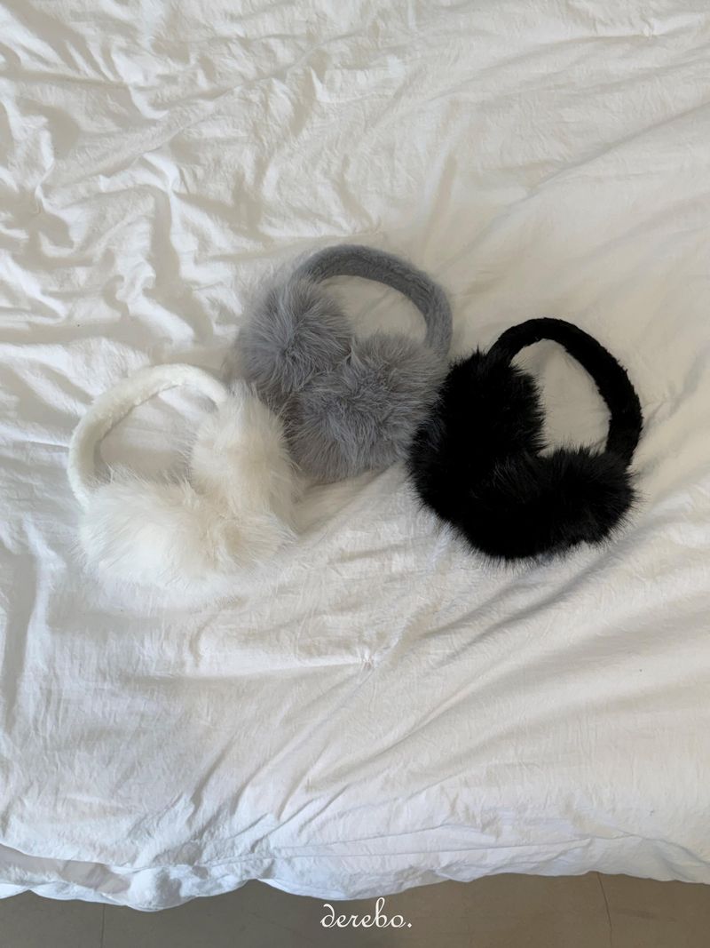 Rabbit fur earmuffs