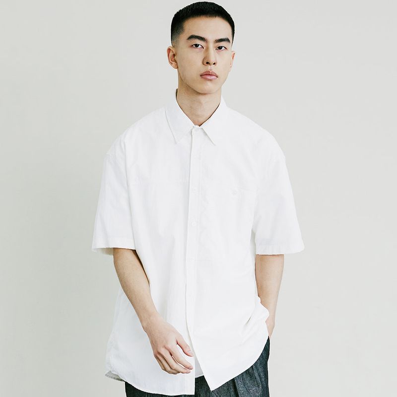 NYLON LAUNDRY SHIRT WHITE