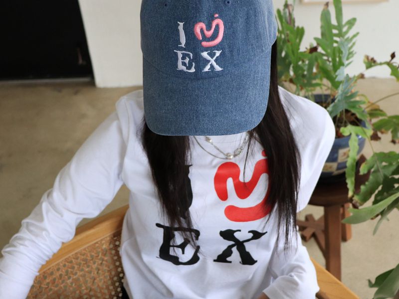 I LOVE EX TEE ( WHITE )