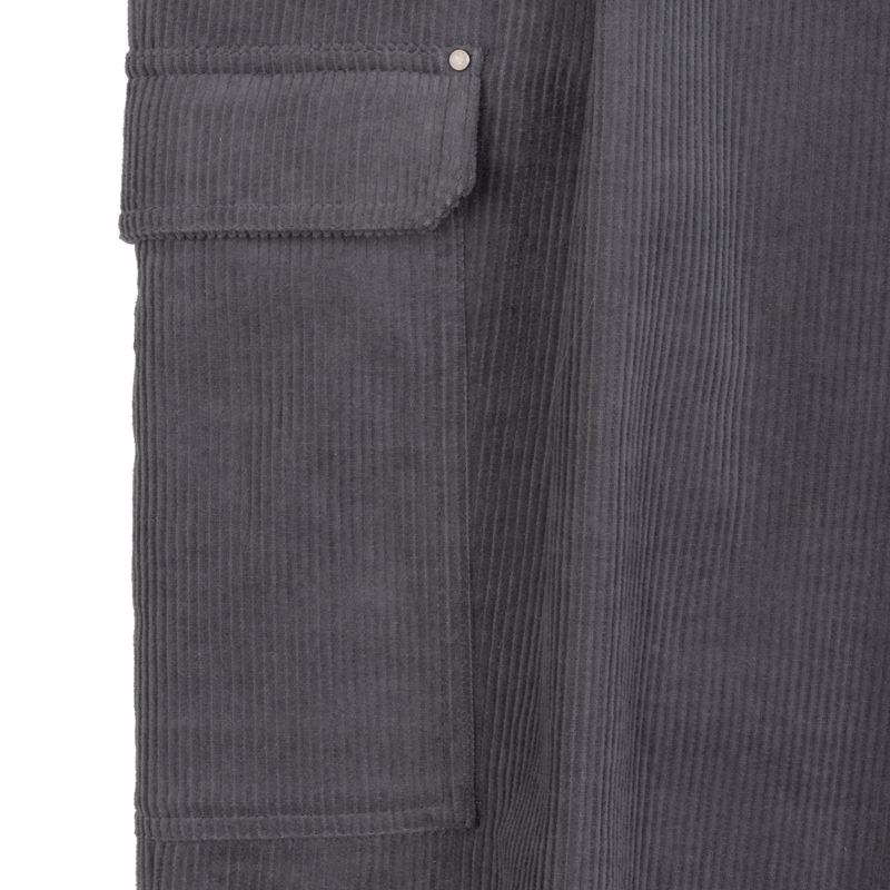 ANCKLE STRING CORDUROY CARGO PANTS